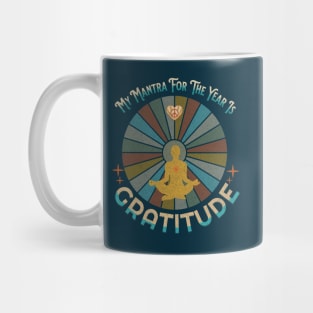 Gratitude Grateful Thankful New Year Resolution Unisex T shirt Mug